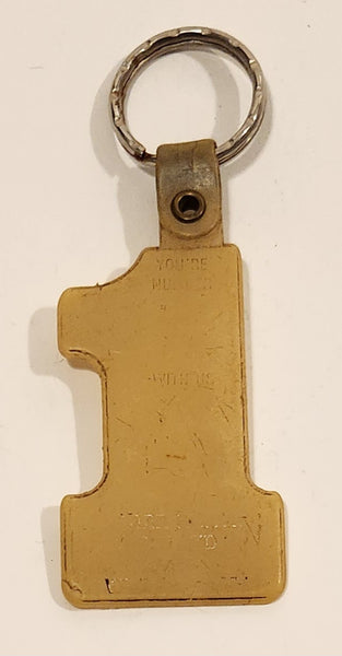 Webber Heating 1975 Ltd "You're Number 1 With Us" Whitehorse Yukon Territory Plastic Fob Keychain Ring