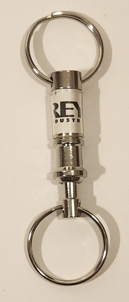 Reyco Industries Metal Fob Keychain Ring
