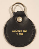 Vintage Salesman Sample No. V 863 Leather Fob Keychain Ring