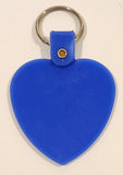 Vintage Action Ford Sales Ltd. Montreal Blue Plastic Fob Keychain Ring