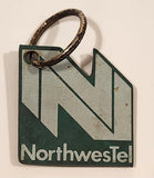 NorthwesTel GTD-5 Telephone Exchange Dedication Whitehorse Green Rubber Fob Keychain Ring