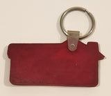 Provincial Insulation Ltd. Serving Edmonton Since 1957 Dark Red Rubber Fob Keychain Ring