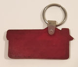 Provincial Insulation Ltd. Serving Edmonton Since 1957 Dark Red Rubber Fob Keychain Ring