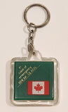Canada Flag in case of emergency Break Glass Acrylic Fob Keychain Ring