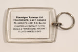 Vintage Ptarmigan Airways Ltd. Yellowknife N.W.T. Canada Fob Keychain Ring