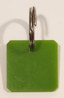 TD Toronto Dominion Bank Green Plastic Fob Keychain Ring