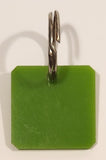 TD Toronto Dominion Bank Green Plastic Fob Keychain Ring