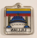 1987 Reno Tahoe Spec Inc. The Biggest Little City In The World Lillian Acrylic Fob Keychain Ring