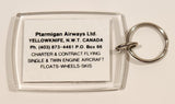 Vintage Ptarmigan Airways Ltd. Yellowknife N.W.T. Canada Fob Keychain Ring