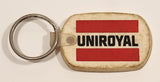 Uniroyal Tires White Rubber Fob Keychain Ring