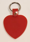 Vintage Action Ford Sales Ltd. Montreal Red Plastic Fob Keychain Ring
