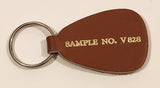 Salesman Sample No. V 828 Brown Leather Fob Keychain Ring