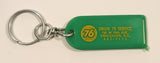 Union 76 Service Vancouver B.C. Green Plastic ID Tag Fob Keychain Ring