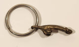 Male Genitalia Shaped Small Brass Metal Fob Keychain Key Ring