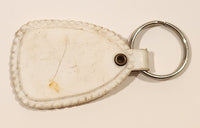 Vintage Alberta Treasury Branches Mastercard White Plastic Fob Keychain