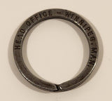Antique The Great West-Life Assurance Co. Head Office Winnipeg Manitoba Metal Key Ring