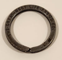 Antique The Great West-Life Assurance Co. Head Office Winnipeg Manitoba Metal Key Ring