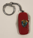 Kami Kamloops B.C. Red Knife Multi Tool Keychain Key Ring