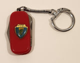 Kami Kamloops B.C. Red Knife Multi Tool Keychain Key Ring
