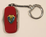 Kami Kamloops B.C. Red Knife Multi Tool Keychain Key Ring