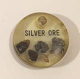 Silver Ore in Acrylic Keychain Pendant Charm