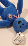 2004 McDonald's Ty Teenie Beanie McNuggets The Bear 5" Tall Blue Stuffed Plush Toy