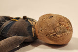 Rare Vintage 1930s 1940s Norah Wellings British Army Soldier 7 3/4" Soft Fabric Buckram on Wood Toy Doll Made in England