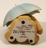 1993 Enesco Cherished Teddies 914789 "Showers Of Friendship" Alan April Bear Resin Figurine New in Box