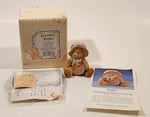 1993 Enesco Cherished Teddies 914819 "A Day In The Park" Julie July Bear Resign Figurine New in Box