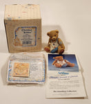 1993 Enesco Cherished Teddies 914827 "Smooth Sailing" Arthur August Bear Resin Figurine New in Box