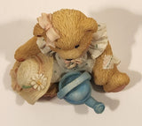 1993 Enesco Cherished Teddies 914800 "Planting the Seed of Friendship" June June Bear Resin Figurine New in Box