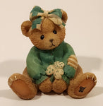 1993 Enesco Cherished Teddies 916447 "Luck Found Me A Friend In You" Kathleen Bear Resin Figurine