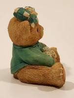 1993 Enesco Cherished Teddies 916447 "Luck Found Me A Friend In You" Kathleen Bear Resin Figurine
