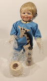 Ashton Drake "Catch Me If You Can" "Caught In The Act" Stevie 13" Tall Porcelain Doll New Condition in Box #76531
