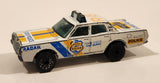 Vintage 1978 Matchbox Mercury R-15 T-160 State Police White Die Cast Toy Car Vehicle Made in Macau