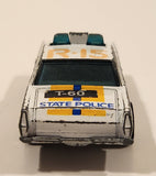 Vintage 1978 Matchbox Mercury R-15 T-160 State Police White Die Cast Toy Car Vehicle Made in Macau