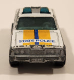 Vintage 1978 Matchbox Mercury R-15 T-160 State Police White Die Cast Toy Car Vehicle Made in Macau