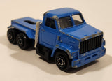 Vintage Majorette Magirus Blue Semi Tractor Truck 1:100 Scale Die Cast Toy Car Trucking Rig Vehicle