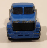 Vintage Majorette Magirus Blue Semi Tractor Truck 1:100 Scale Die Cast Toy Car Trucking Rig Vehicle