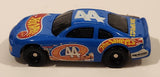 1998 McDonald's Hot Wheels Racer Nascar #44 Blue Die Cast Toy Race Car Vehicle