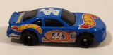 1998 McDonald's Hot Wheels Racer Nascar #44 Blue Die Cast Toy Race Car Vehicle