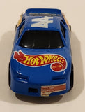 1998 McDonald's Hot Wheels Racer Nascar #44 Blue Die Cast Toy Race Car Vehicle