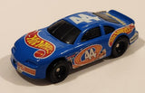 1998 McDonald's Hot Wheels Racer Nascar #44 Blue Die Cast Toy Race Car Vehicle