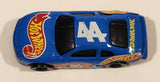 1998 McDonald's Hot Wheels Racer Nascar #44 Blue Die Cast Toy Race Car Vehicle