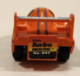 Vintage Takara Tonka Turbo Tricksters #8 Shell Pull Back Orange Die Cast Toy Car Vehicle Made in Macau