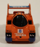 Vintage Takara Tonka Turbo Tricksters #8 Shell Pull Back Orange Die Cast Toy Car Vehicle Made in Macau