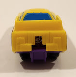 2002 Wendy's NHRA Funny Car Dragster Yellow Plastic Die Cast Toy Car Vehicle 3/5