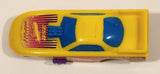 2002 Wendy's NHRA Funny Car Dragster Yellow Plastic Die Cast Toy Car Vehicle 3/5