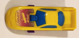 2002 Wendy's NHRA Funny Car Dragster Yellow Plastic Die Cast Toy Car Vehicle 3/5
