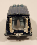 Vintage Majorette No. 279 / 234 Fourgon T-120 Police Van Blue 1/65 Scale Die Cast Toy Car Vehicle Made in France with Opening Rear Doors